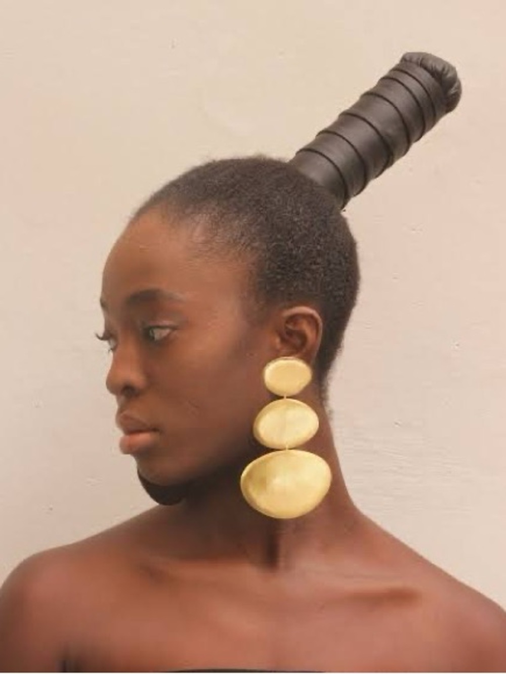 Gold Triple Disc Drop Earrings - Women Jewelry